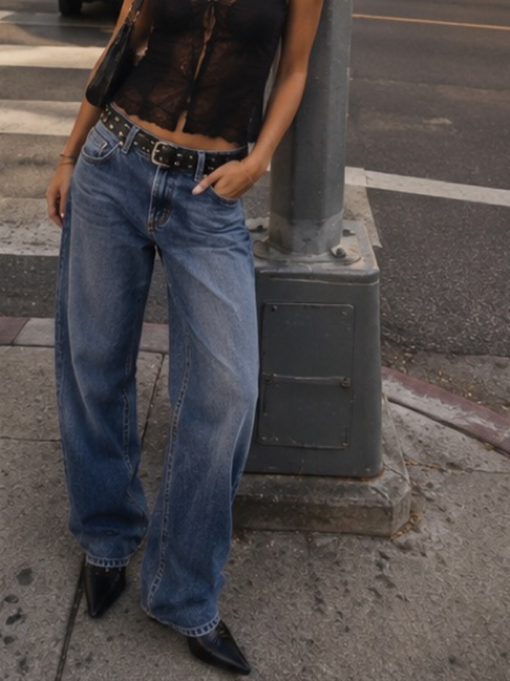 LEVIS Superlow Loose Jeans in Dark Wash “It’s A Vibe” | Y2k Vintage Cut 31x32